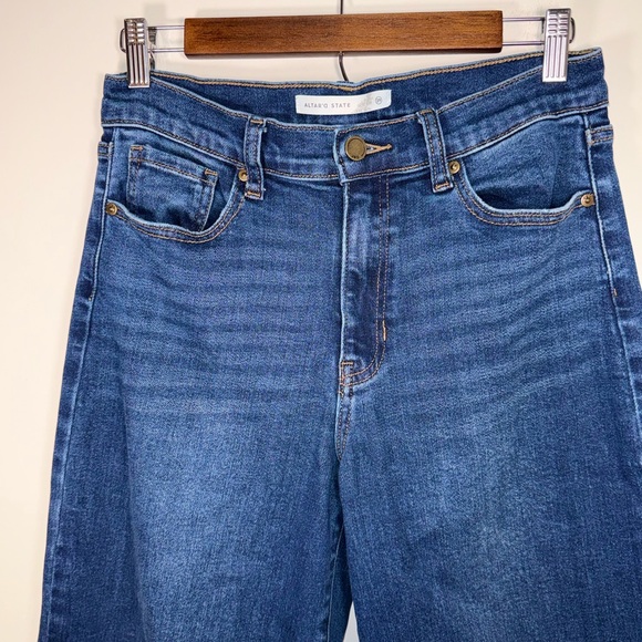 Altar’d State Women Blue Denim Boot Cut/ Flare Jeans Size 29 - Picture 13 of 16